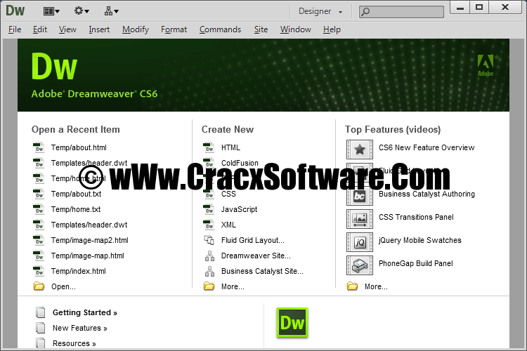 Adobe Dreamweaver Cs6 Crack